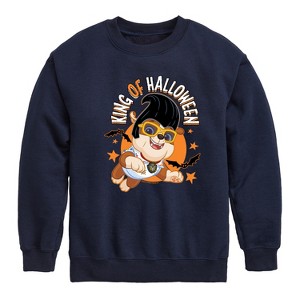 Boys' - Paw Patrol - The King Of Halloween Graphic Long Sleeve Fleece Sweatshirt - 1 of 4