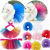 Pet Tutu Skirt Colorful Cute Birthday Dresses Costume Pet Supplies for Large Medium Small Dogs Cats - image 4 of 4