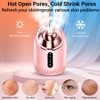 Nano Ionic Facial Steamer for Facial Deep Cleaning - Hot & Cool Mist Modes, 240ML Water Tank - Home SPA Machine for Women & Men - Rose Gold - 2 of 4