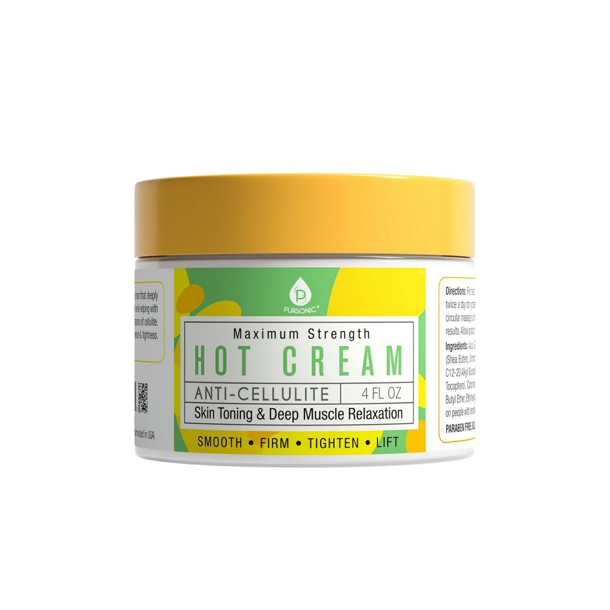 Pursonic Anti Cellulite & Muscle Relaxation Hot Cream - thumbnail 4
