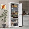 Tangkula 72.5" Kitchen Pantry w/4 Door 6-Tier Shelves Freestanding Modern Storage - 3 of 4