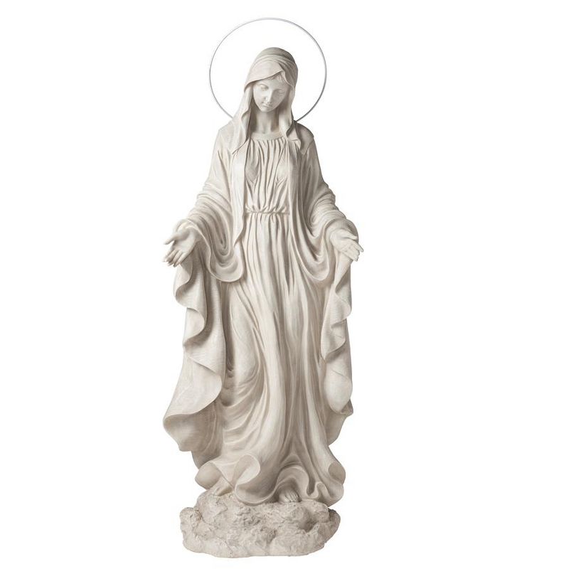 Design Toscano The Blessed Virgin Mary Heavens Light Statue - Off-White, 1 of 3