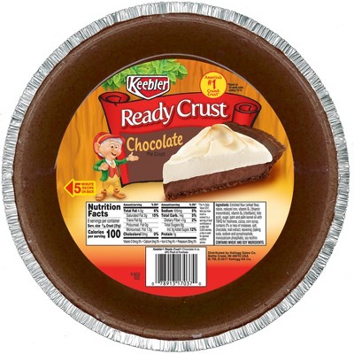 Keebler Ready Crust Chocolate Pie Crust - 6oz
