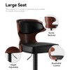 MOONMISS Bar Stools Set of 2 adjustable height and 360 Degree Swivel with Footrest for Bar, Kitchen, Dining Room - 4 of 4