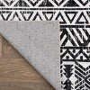 World Rug Gallery Distressed Boho Machine Washable Area Rug - 4 of 4