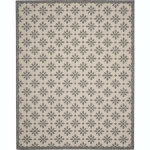Nourison Palamos Floral High Low Indoor/Outdoor Area Rug - 1 of 4