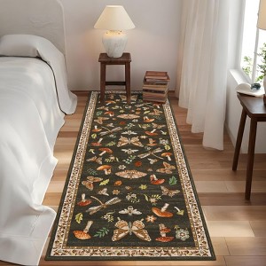 Floral Washable Rug - 1 of 4
