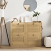 Shoe Storage Cabinet with 4 Flip Drawers, Large Freestanding Hidden Shoe Rack Organizer, Entryway Shoe Organizer Cabinet for Living Room Bedroom - 2 of 4