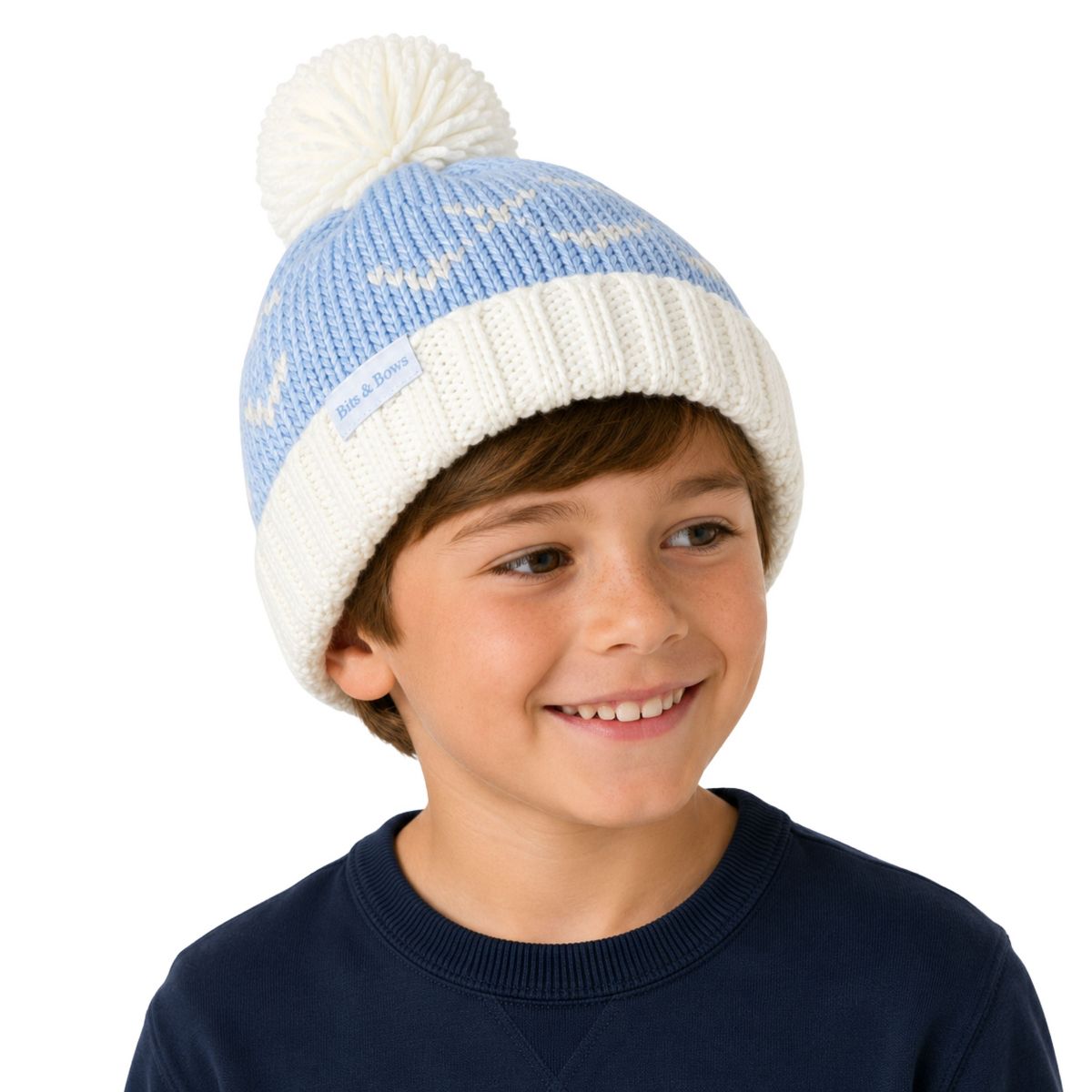 Bits & Bows Unisex Golf Clubs Bobble Hat - thumbnail 2