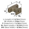 Amerock Westerly Cabinet Knob - Bar - 4 of 4