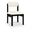 Meridian Furniture,Roundhill Vegan Leather Upholstered Dining Chair, Set of 2 - 2 of 4