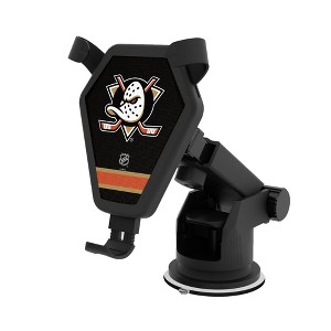 NHL Western Conference Teams Stripe 10-Watt Wireless Car Charger - 1 of 4