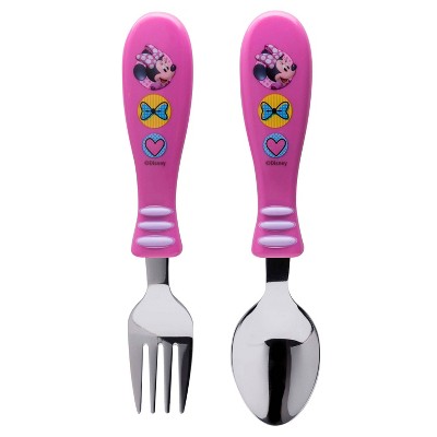 Mickey Mouse & Friends Minnie Mouse 2pk Silverware Set Pink - Zak Designs