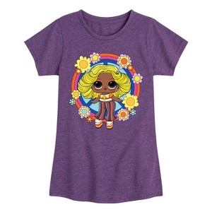 Girls' - LOL Surprise! - Free Spirit Doll Fitted Short Sleeve Graphic T-Shirt - 1 of 4