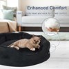 PureWags Small Dog Bed, Round Cat Bed Washable for Indoor Cats, Non-Slip Base and Removable Cushion, Pet Bed for Puppy and Kitten - 4 of 4