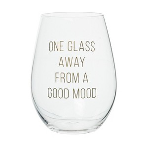 Totalee Gift One Glass Away Glass Clear 18 oz - 1 of 1