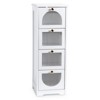 Slim Freestanding Bathroom Cabinet - Small Storage Organizer with Drawers, 11.8 x 11.8 x 33.1 Inches - 2 of 4