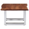vidaXL Coffee Table Brown and silver - 3 of 4