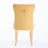 NicBex Dining Chairs Set of 2 Bar stool Upholstered Chair Contemporary Velvet Barstools with Button Tufted Decoration and Wooden Legs - 3 of 4