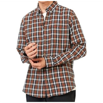 Men's Herringbone Check Long Sleeve Shirt - Ben Sherman