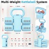 2-in-1 Adjustable Dumbbell Set, Converts to Kettlebell, 5-Level Weights for Home Gym Exercise - 2 of 4