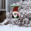 Briarwood Lane Fall Garden Flag 12x18 For Outdoor Winter Gnome Burlap Monogram Letter W For Fall Garden Flag Flags For Outside - 3 of 4