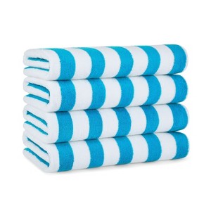 Arkwright Cali-Cabana Striped 100% Cotton Beach Towels (4-Pack), 30x60 in. - 1 of 4