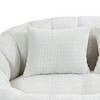 SYFERLORY COOLMORE Bean Bag sofa Lazy Sofa Durable Comfort Lounger High Back Bean Bag Chair  (Beige chenille) - 2 of 4