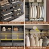Aheaplus Closet System with 8 Drawers, Walk-in Wardrobe Organizer with 4 Hanging Rods - 3 of 4