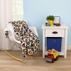 Marvel Spidey and His Amazing Friends Blue, Red, Yellow, and Green, Team Up Toddler Blanket - 3 of 4