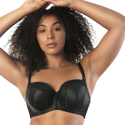 Paramour by Felina Fleur Women's Unlined Bra (Black, 44H)