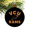 Virginia Commonwealth Official Logo Wood Christmas Tree Holiday Ornament - 4 of 4