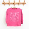 Cozy Season Coquette Icons - Toddler Long Sleeve Graphic Tee and Youth Long Sleeve Graphic T-Shirt - 2 of 3