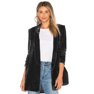 Clearlove Women's Long Sleeve Blazer Open Front Cardigan Jacket Work Office Blazer - 1 of 4