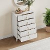 Modern Fluted Dresser, 3/5/6/7 Drawer Wood Dresser for Bedroom, Modern Chest of Drawers, Storage Organizer Cabinet for Living Room, Entryway - 3 of 4