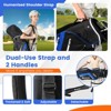 Tangkula 14-Way Golf Cart Bag Golf Club Bag with 14 Ways Organizer Divider Top 9 Zippered Pockets Cooler Bag Umbrella Holder Blue/Grey/Red - 4 of 4