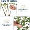 Garvee Artificial You Shu Plant, Lifelike Green Leaves, Modern Indoor Outdoor Decor, Easy Assembly - 4 of 4