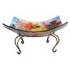 Home & Garden 15.5" Flamingo Bird Bath W/Stand Metal Stand Evergreen Enterprises Inc  -  Bird Baths - 2 of 3