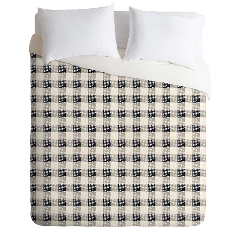 Black White Holli Zollinger Anthology Of Seville Gingham Duvet