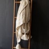 Hand Woven Tasseled Throw Blanket Cream Polyester by Foreside Home & Garden - 2 of 4