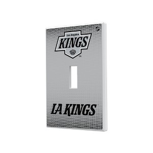 NHL Western Conference Teams Linen Hidden-Screw Light Switch Plate for Single Toggle - 1 of 4