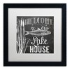 Trademark Fine Art -Color Bakery 'Lake House I' Matted Framed Art - 2 of 4