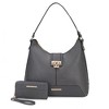 MKF Collection Graciela vegan Leather Women's Hobo Bag and Wallet by Mia K - 2 of 4