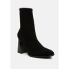Candid High Ankle Flared Block Heel Boots Women - 2 of 4
