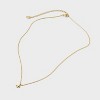 14K Gold Plated Small Polished Initial Pendant Necklace - A New Day™ Gold - 3 of 4