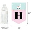 Big Dot of Happiness 1st Birthday Whole Llama Fun - Llama Fiesta First Birthday Party Bunting Banner - Party Decorations - Happy 1st Birthday - 3 of 4