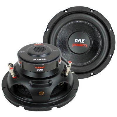 Pyle 8" 1600W DVC 4-Ohm Car Audio Subwoofer Speaker Set, 2pk | PLPW8D