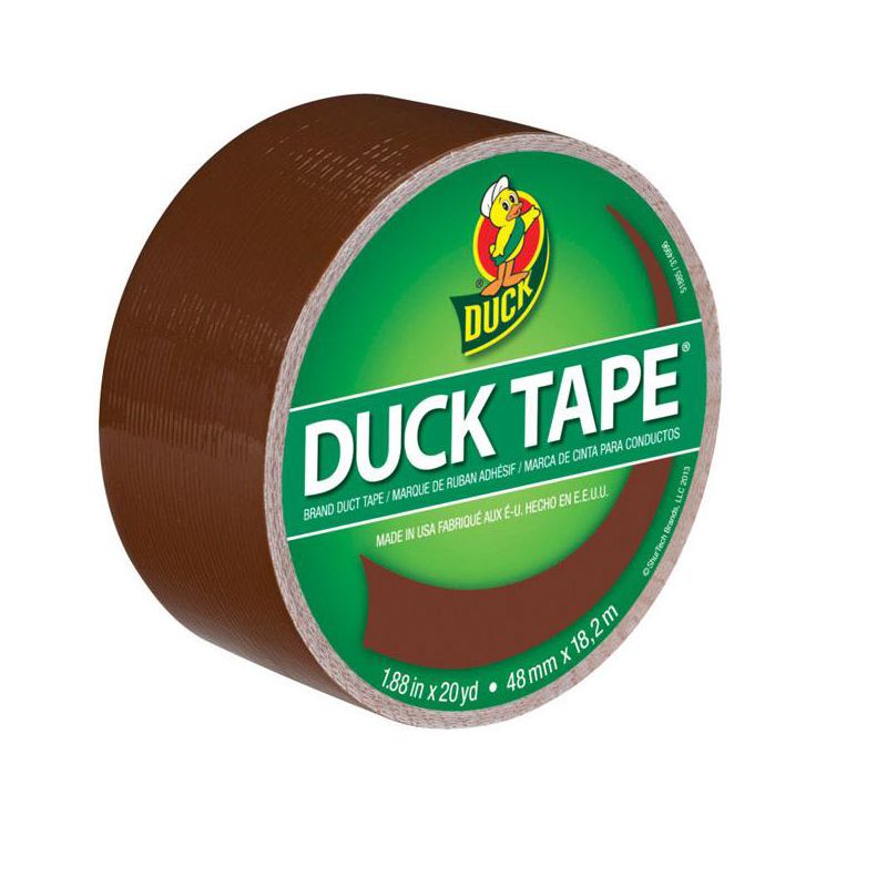Duck 1.88 in. W X 20 yd L Brown Solid Duct Tape, 1 of 2