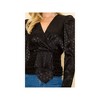 Women's Polka Dot Print Top - INA Fashion - 2 of 3