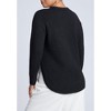 ELOQUII Women's Plus Size Scoop Hem Sweater - 3 of 4